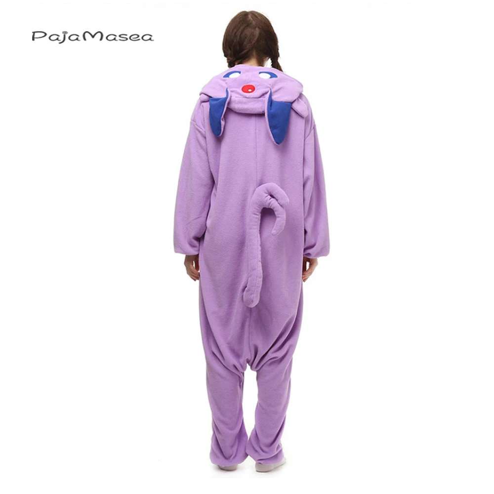 Пижама фиолетового эльфа для мужчин и женщин мультяшный костюм косплей с