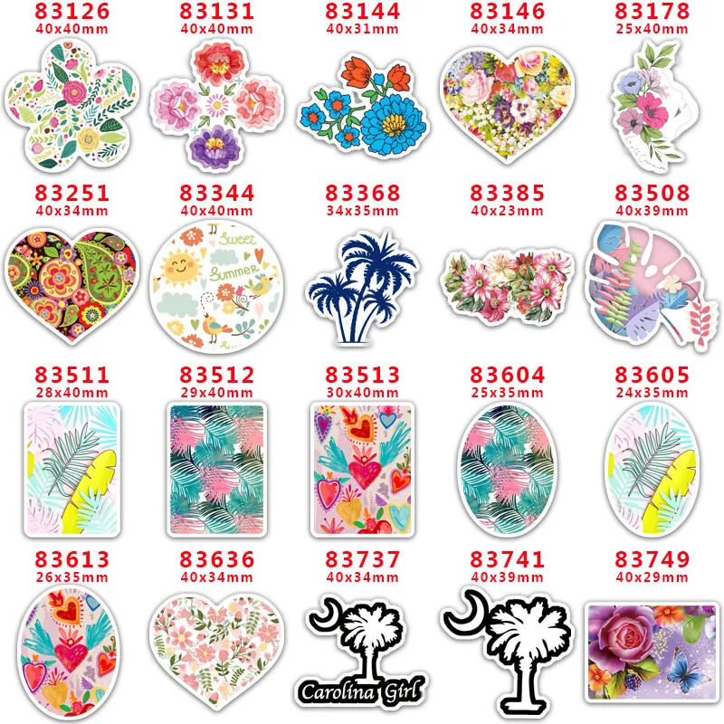 

Принадлежности для рукоделия «сделай сам», аксессуары для шитья, форма из плоских смол с мультяшным рисунком растений, 10 шт. PR-83126