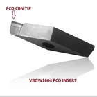 Алмазные инструменты Pcd VNGA160404 VBGW160404 CBN, индексируемый внешний токарный инструмент, токарный резец для обработки алюминия, латуни