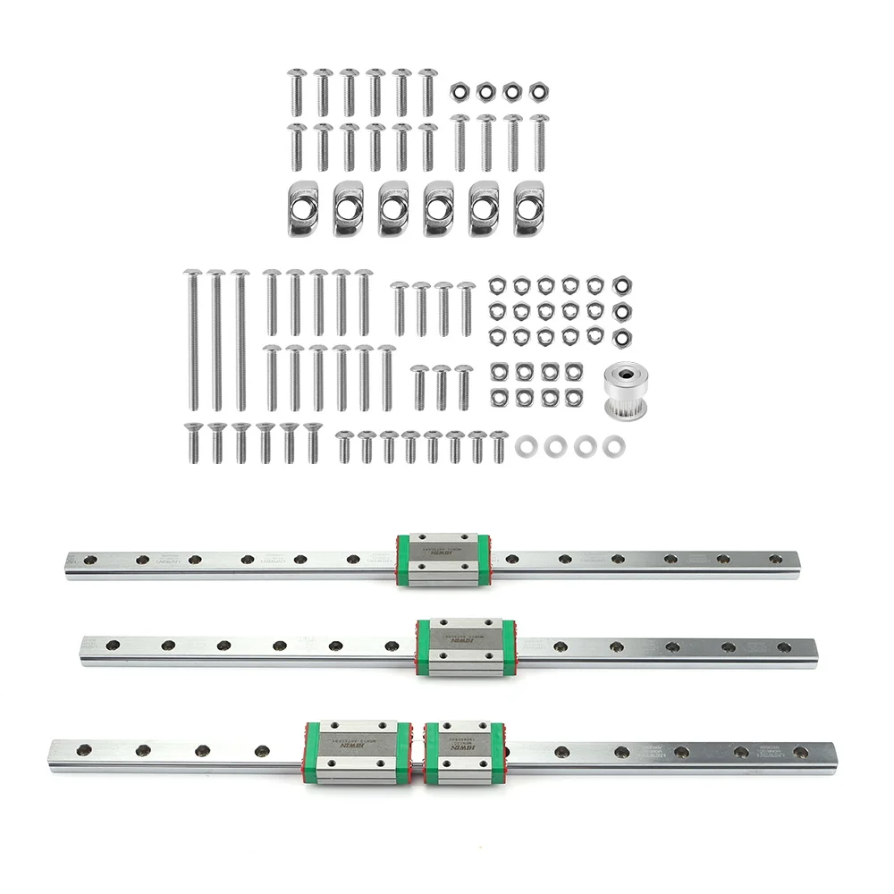fysetc hiwin x axis y axis linear rail guide mgn12 for prusa mk3s 3d printer with slide block upgrade kit free global shipping