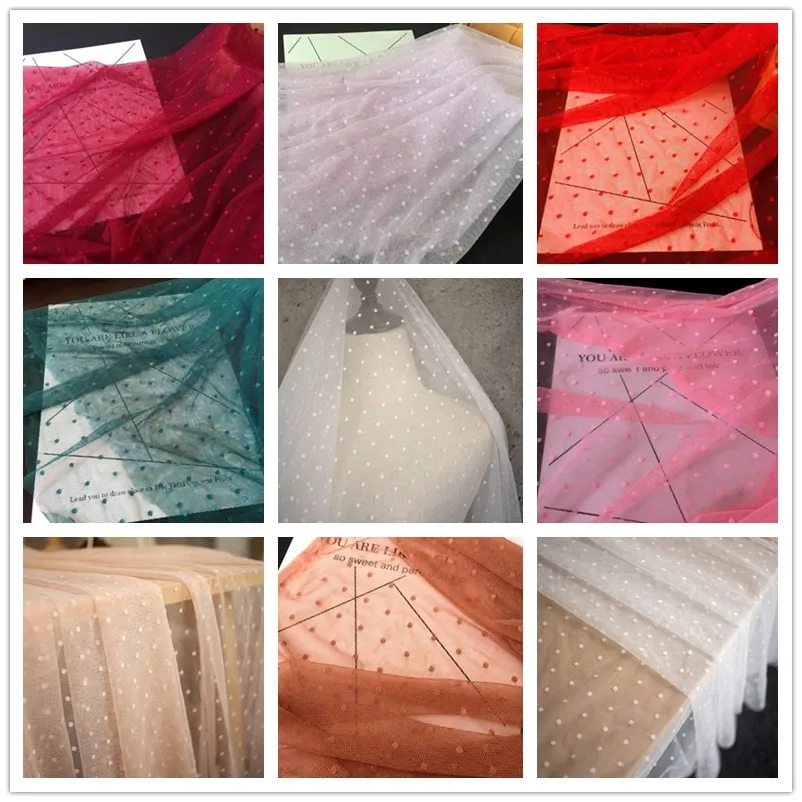 150см широкая 2 метра бежево-белая розовая полосатая эластичная сетчатая тюль высокого качества для свадебных платьев и украшения.
