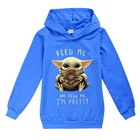 Детская хлопковая толстовка Yoda с капюшоном в стиле Звездных Войн