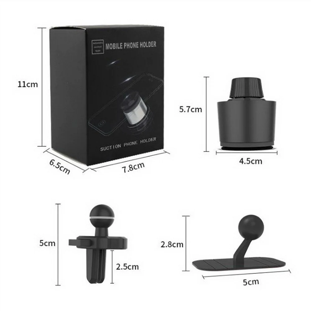 Автомобильная Подставка для телефона держатель вентиляционного отверстия
