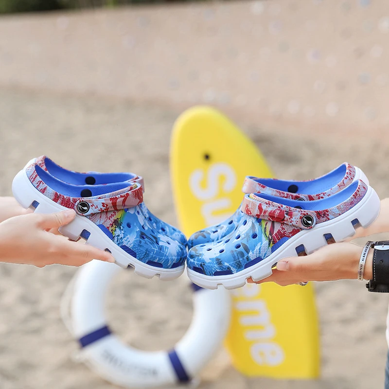 Оригинальный сада флип-флоп ремешок быстросохнущая водонепроницаемая обувь для