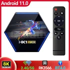 3566 HK1 RBOX R2 RK3566 медиаплеер Android 11 2.G 5,8G двойной Wifi LAN 1000M BT4.0 4K HD телеприставка 8 ГБ4 ГБ Новинка