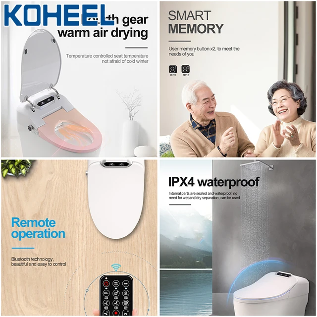KOHEEL Intelligent Toilet OnePiece Intelligent Toilet WC Elongated