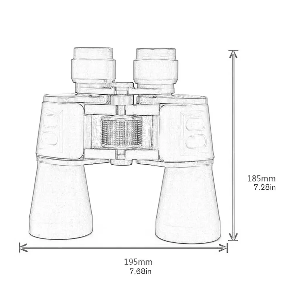 

Telescope 20X50 High-Power High-Definition Non-Infrared Camping Night Vision Binoculars Waterproof and Fogproof