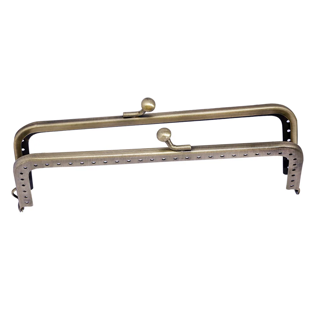 Квадратная Металлическая Ручка каркас для кошелька сумка клатч аксессуары сумки