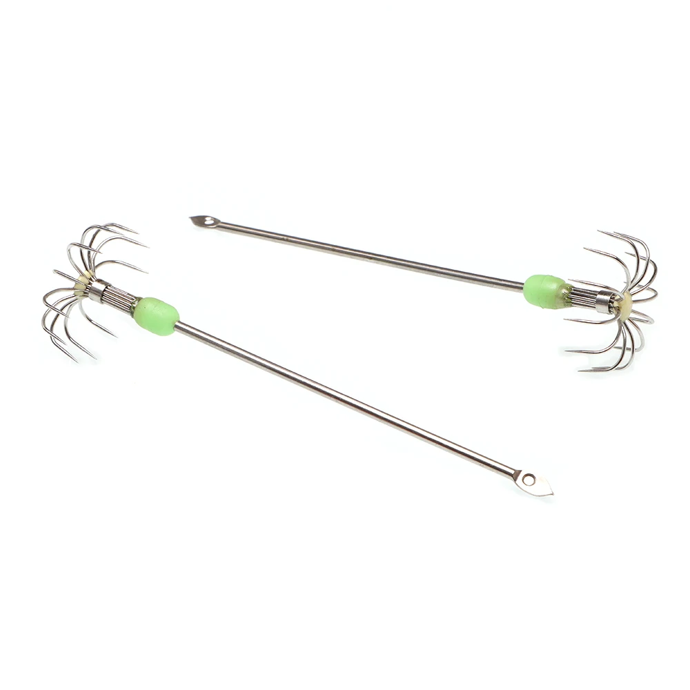 2 шт./лот крючок для зонтика надувной трубчатый светящийся морской рыбалки