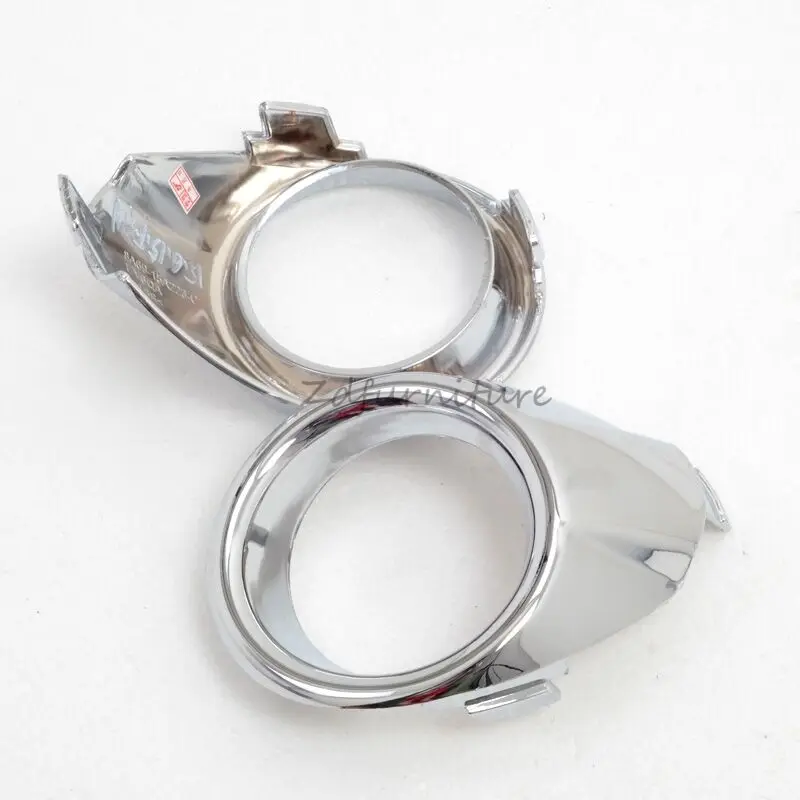 

For Ford Fiesta 2009-2012 Chrome Front head Fog Light Lamp Ring Cover Trim