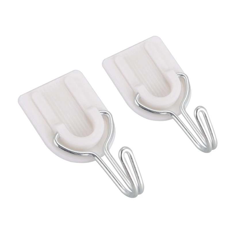 

12 PCS Wall Hooks Self Adhesive Wall Hook White Plastic Metal Hooks with Replacement Filter Dust Bag for Karcher