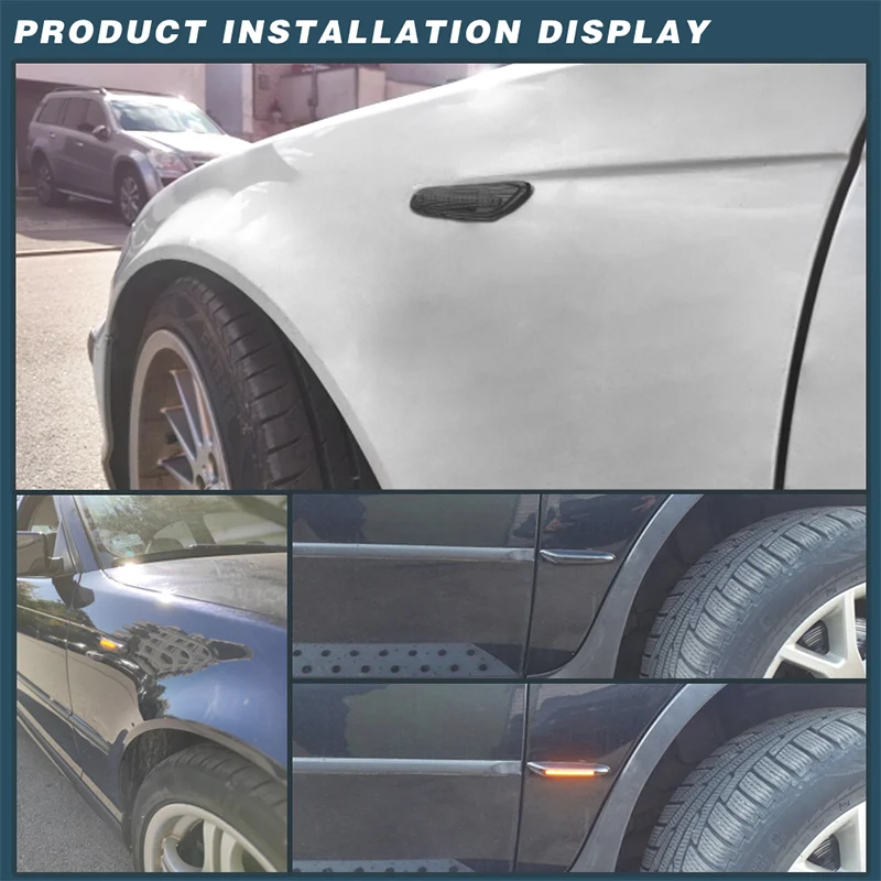 2 шт./компл. автомобильные светодиодсветодиодный динамические боковые