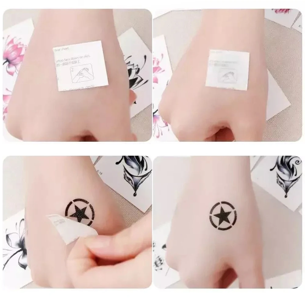 10 шт. Рождество День Святого Патрика карнавальный детский Временные татуировки