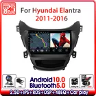 Автомагнитола на Android 10,0 для Hyundai Elantra Avante I35 2011-2016, мультимедийный плеер 2 din, 4G, GPS-навигация, сдвоенный экран, стерео, DVD