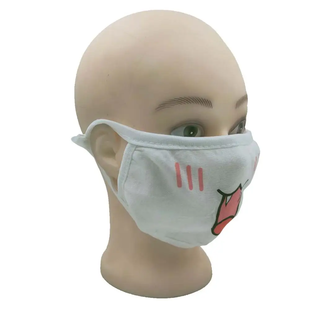 Мультяшный милый яркий праздничный подарок респиратор для сохранения тепла