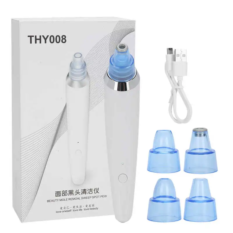 

Blackhead Remover Face Deep Nose Cleaner T Zone Pore Acne Pimple Removal Vacuum Suction Facial Diamond Beauty Clean Skin Tool