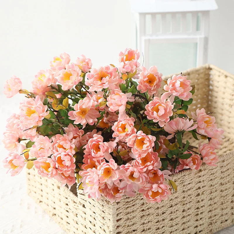 

Simulation of European-style Country Garden, ArtificialChrysanthemum ArtificialPlants and Artificial Flowers for Home Decoration