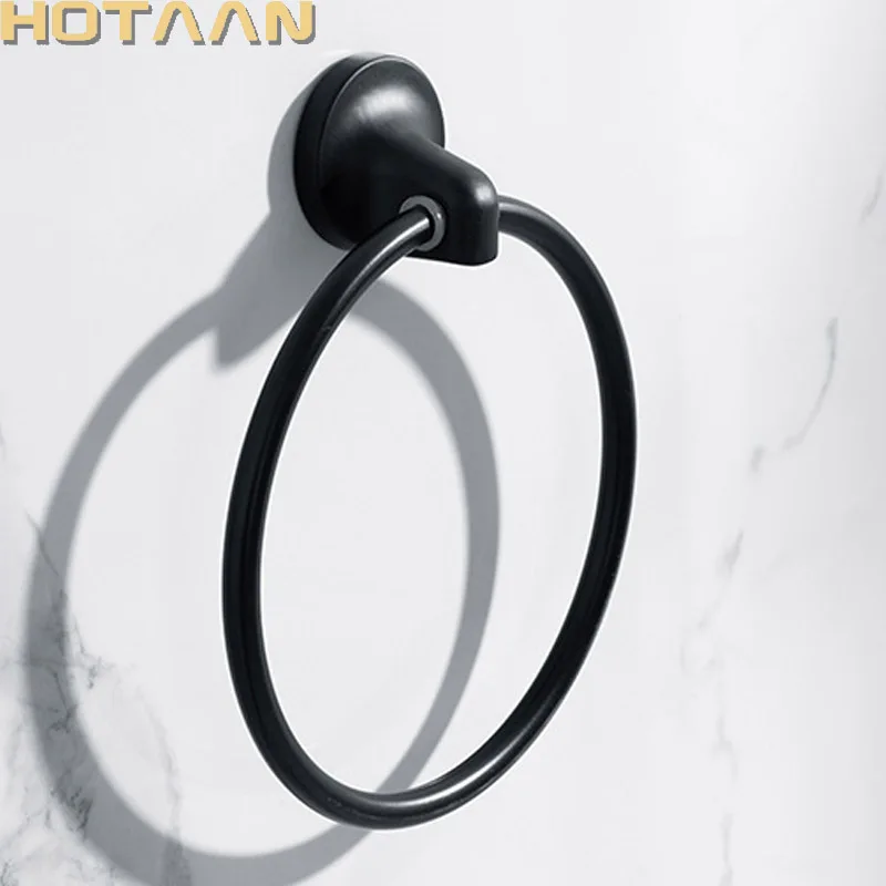 Ring Bathroom Accessories Round Towel Holder Bathroom Towel 