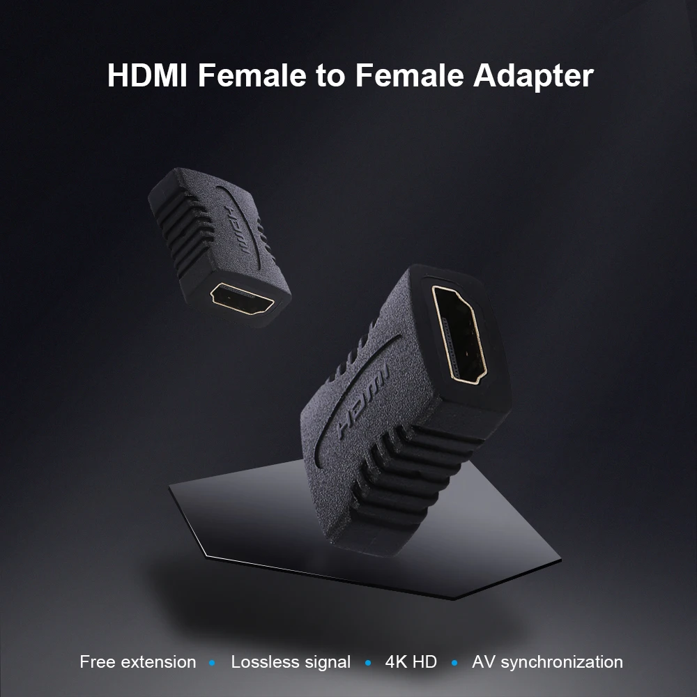 Высокоскоростной разъем HD удлинитель адаптер Мама мама 4K синхронизация AV