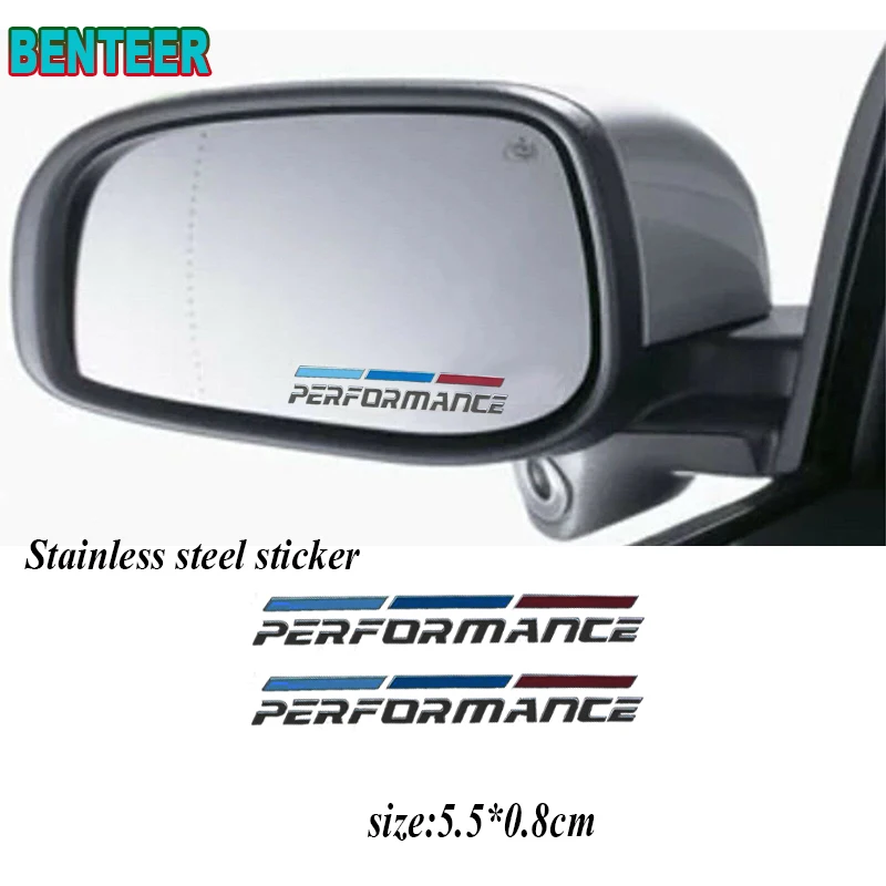 

2pcsstainless steel car body stickers for bmw E36 E39 E46 E53 E60 E61 E64 E70 E71 E85 E87 E90 E83 F10 F20 F21 F30 F35