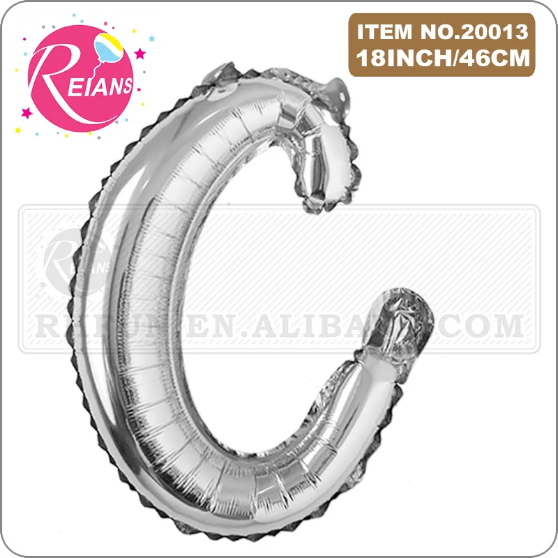 18 дюймов Серебряный lowercase с днем рождения воздушный шар надписью баллон Свадьба