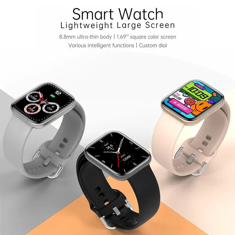 

Smart Watch Men Women Full Touch Sport Heart Rate Blood Pressure Monitor Smartwatch Fitness Tracker Wristband for IOS Android