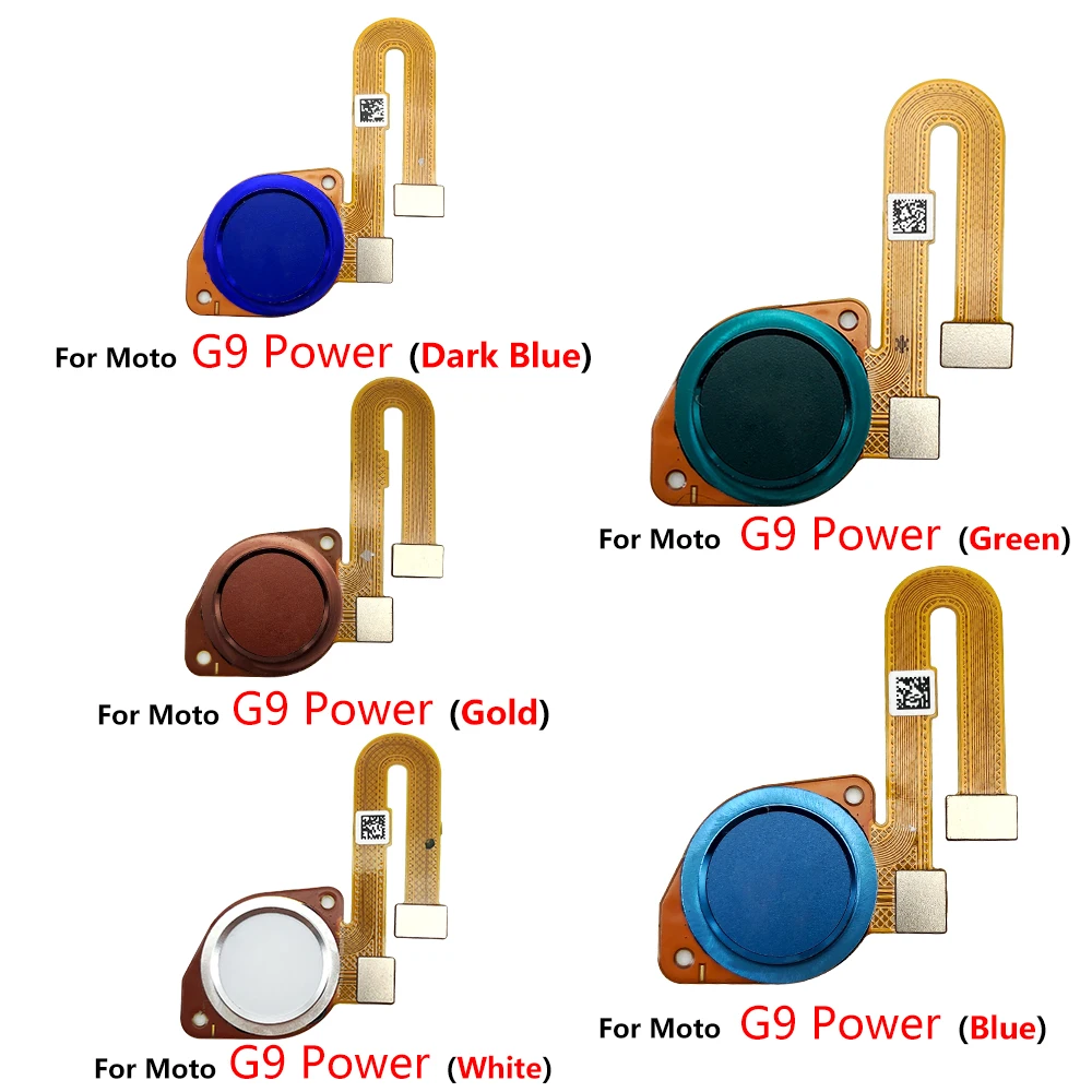 

New For Motorola Moto G9 Power Fingerprint Sensor Scanner Touch ID Home Button Connection Flex Cable Ribbon