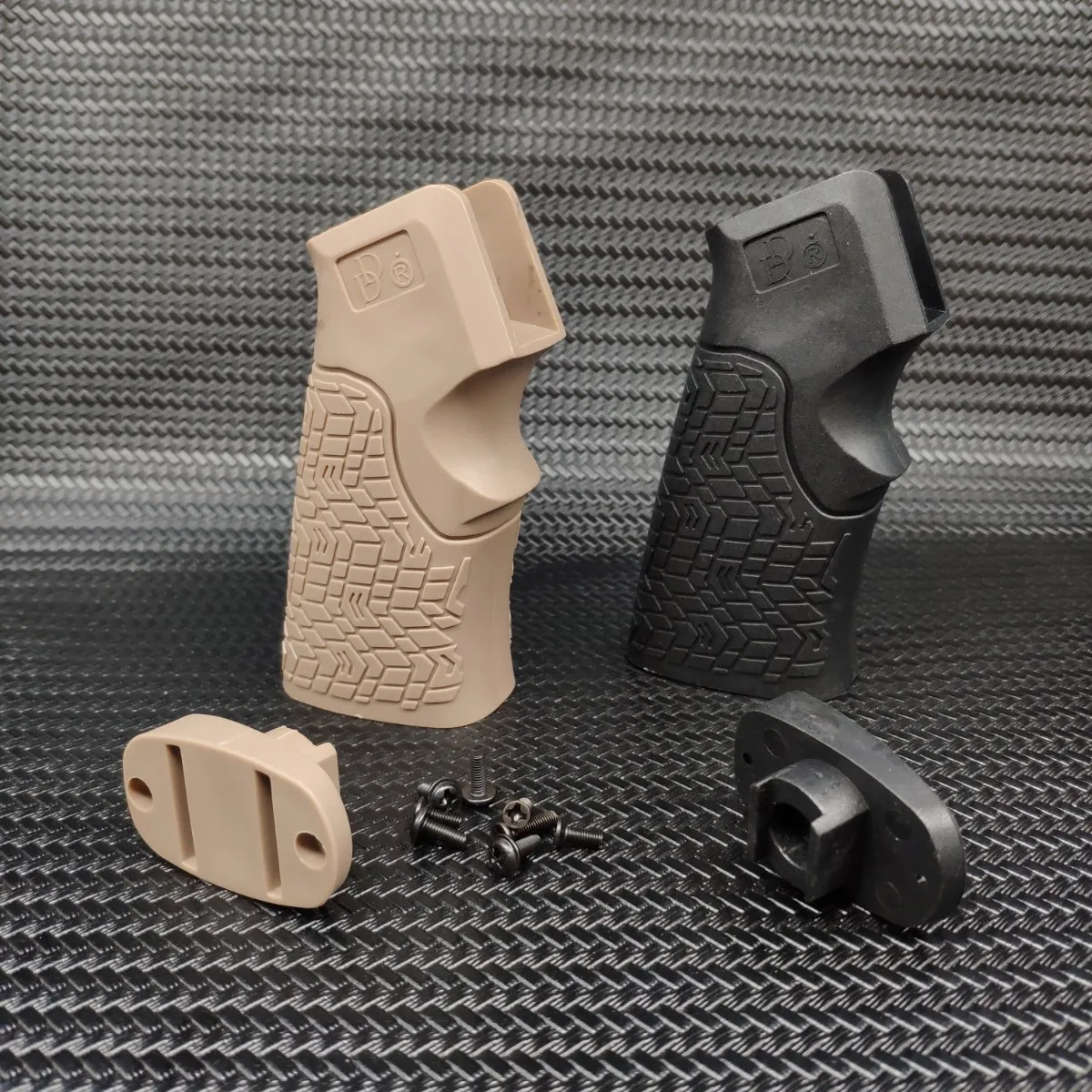 

HBRUNZ 2021New Hot Recommends High Quality Nylon Coated Tactical Accessories Aeg DD Grip for Outdoor Tactical Airsoft Gel Ball