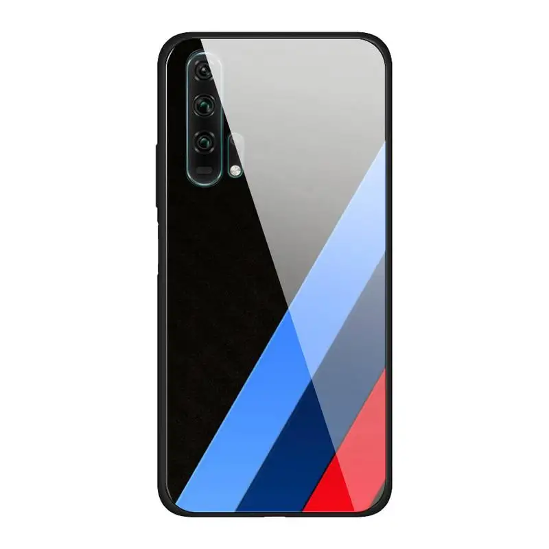 

Blue Red Car for Bmw Phone Case For Huawei Mate 9 10 lite 20Pro&Tempered Glass Back Cover For Honor 7A 8X 9 10 V10