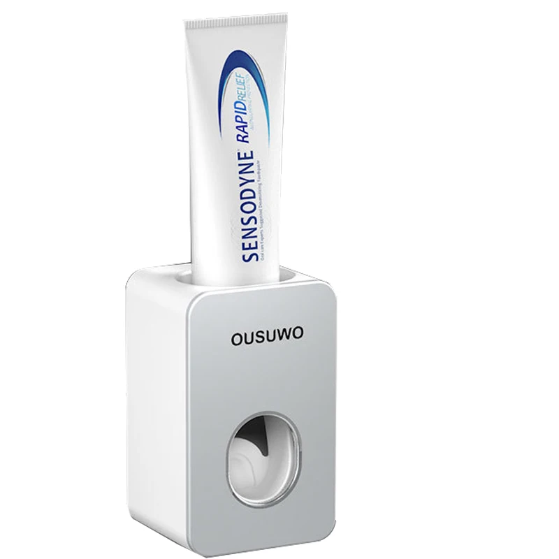 

Автоматический Дозатор зубной пасты, 1 шт., выжималка для зубной пасты, водонепроницаемый настенный дозатор без гвоздей, гаджеты для ванной ...