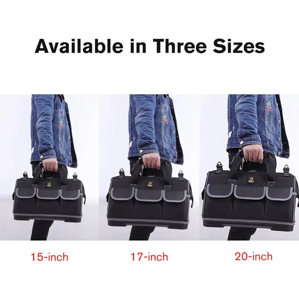 

D9 Hardware Repair Kit Tool Bag Electrician Work Multifunction Durable Mechanics Oxford Cloth Storage Bag Organizer Bag