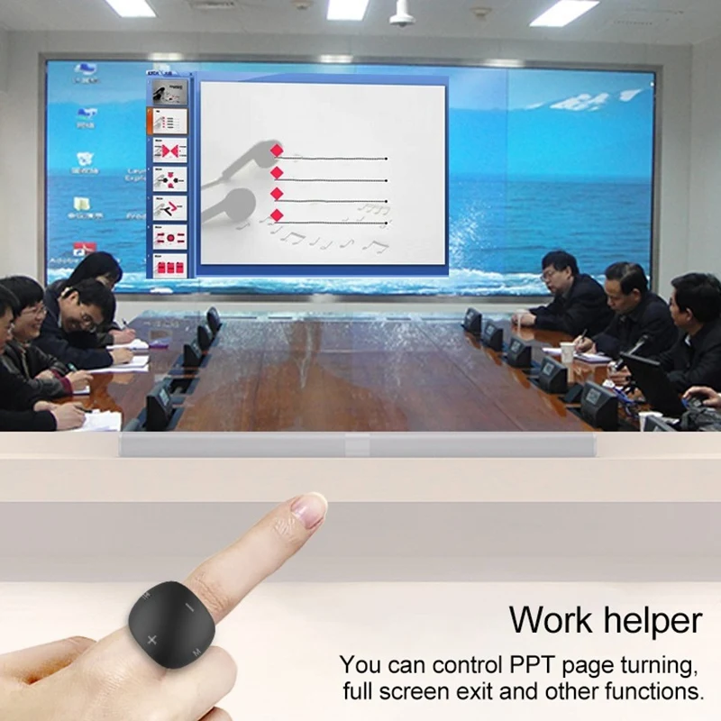 bluetooth 5 0 smart remote control wireless controller wearable finger ring for ios android phone tv box car mp3 free global shipping