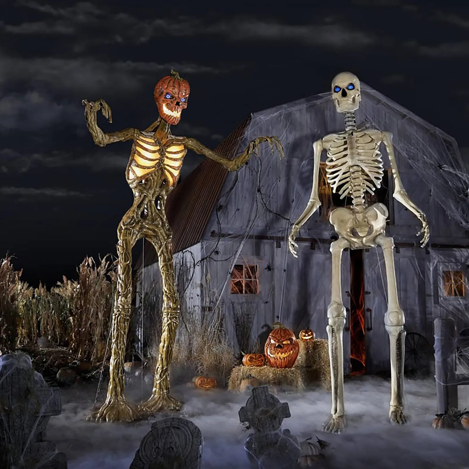 Скелет человека на Хэллоуин-скелет все тело Хэллоуин с подвижными суставами для