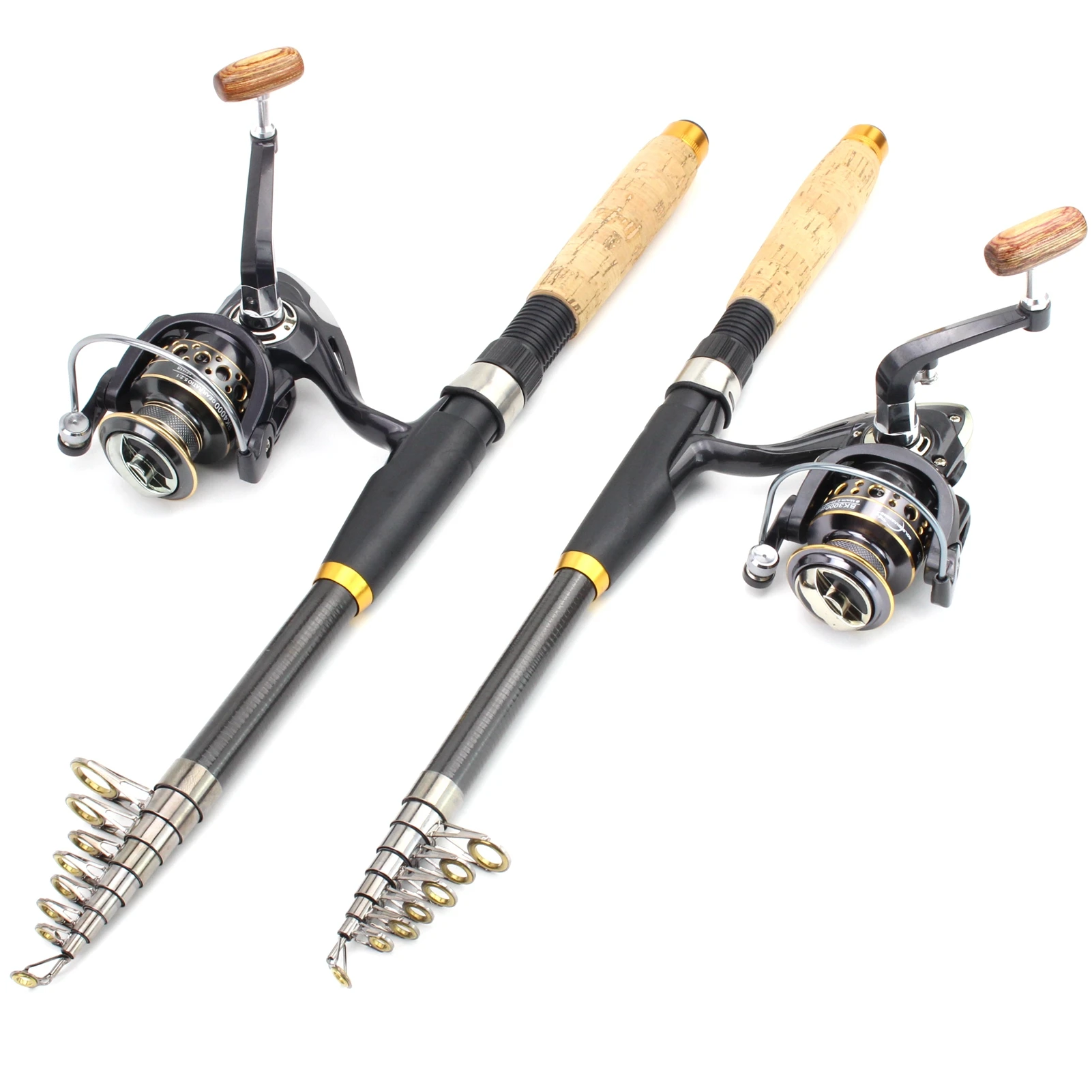 Новая телескопическая удочка из углеродного волокна портативное спиннинговое