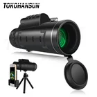 Монокулярный телескоп TOKOHANSUN 40x60, зум-объектив для iPhone, смартфона, мобильной камеры, объектив с компасом для кемпинга, пеших походов, рыбалки