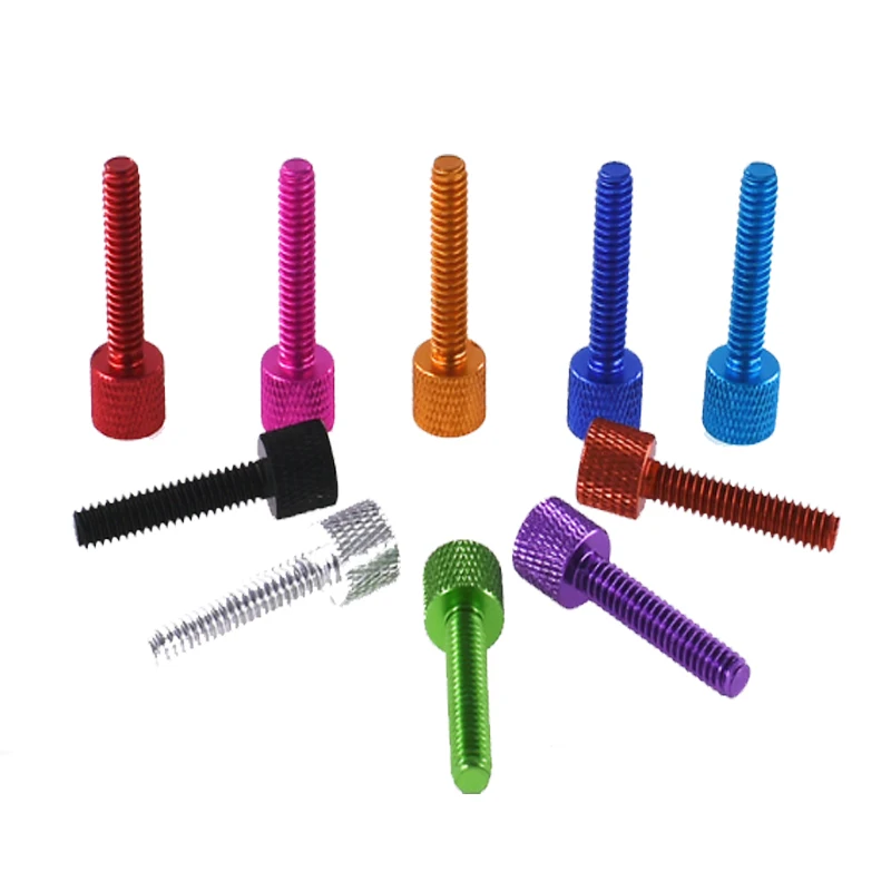 2pcs/lot 1/4-20*30 Colorful Universal Adjustment Thumb Screw Camera Gopro Accessories Knurled Screws Aluminum Alloy | Обустройство