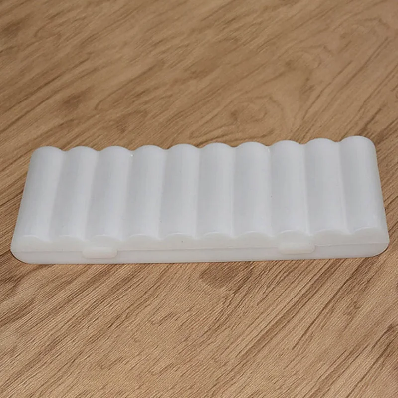 

White Color 10X18650 Battery Holder Case 18650 PP Battery Storage Box With Hook Holder Strong Hard Case Z07 Drop Ship