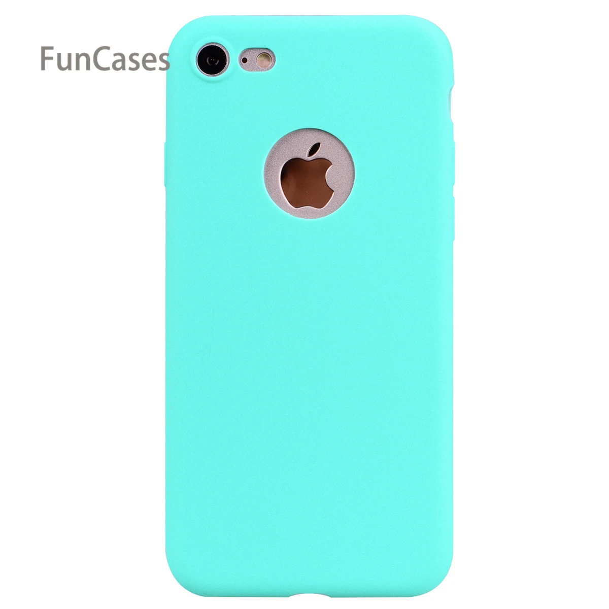 Простой чехол СПС Hoesjes iPhone 7 Мягкая силиконовая задняя крышка сотовый узорчатый