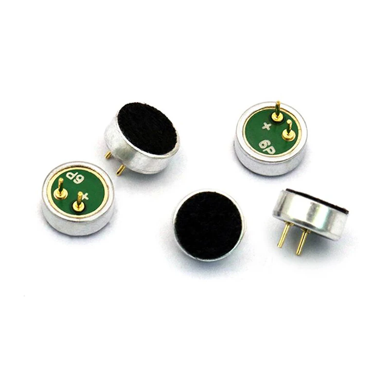 6*2.2mm Microphone Capacitive Electret Microphones Pick Up Sensitivity Condenser 6mmx2.2mm Loudspeaker Mic For Arduino | Электронные