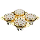 4 шт. 8 Pin керамическая розетка труба верхняя вакуумная Octal значение для KT88 EL34 6V6 6650 274B продвижение