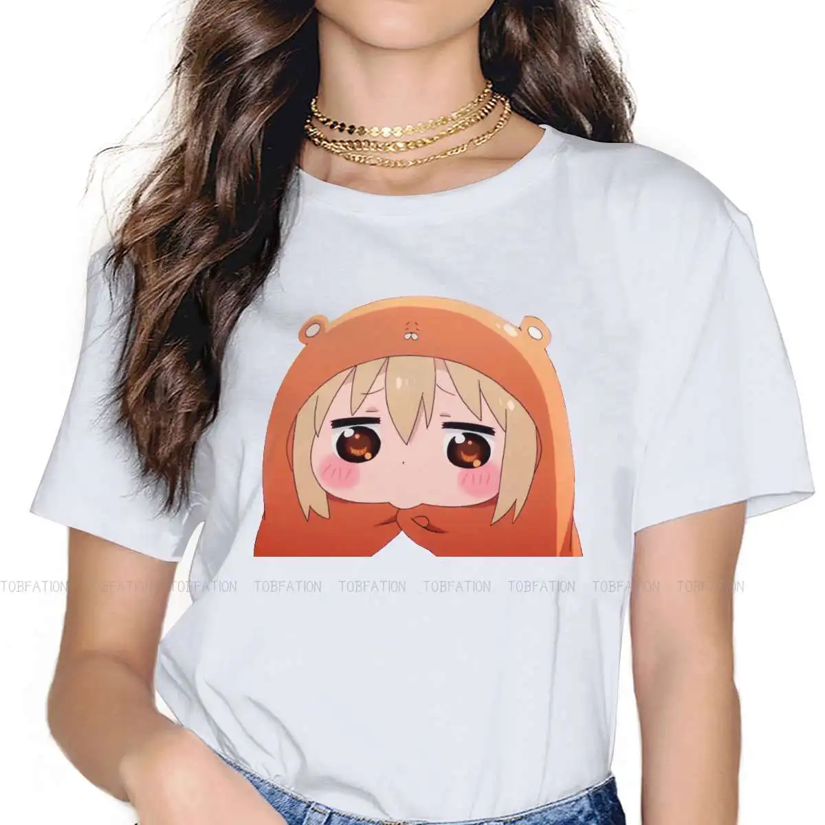 

Himouto Umaru Chan Anime TShirt for Woman Girl Pouty 4XL Casual Tee T Shirt High Quality Fluffy