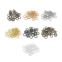 100 pcs of open jump ring o ring diameter multiple size open ring single iron c ring connecting ring diy jewelry accessories