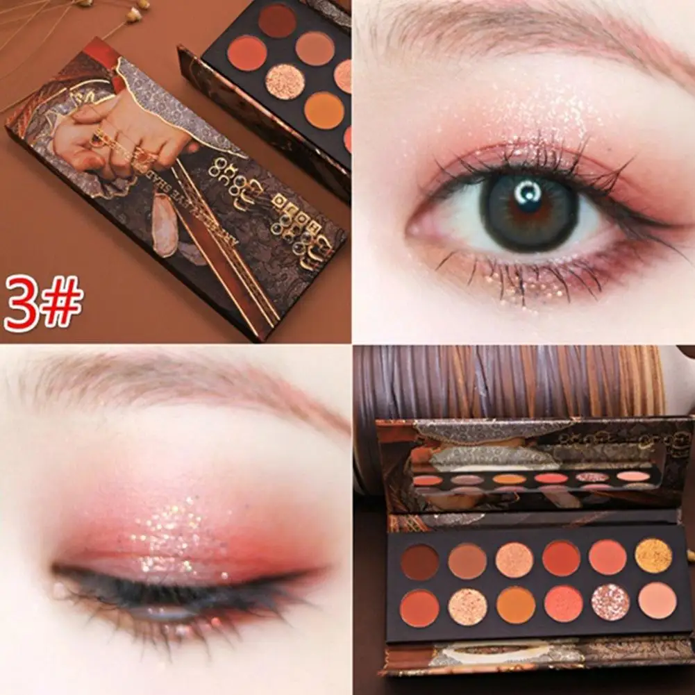 12 цветов обнаженные тени для век макияж мерцающие матовые масляная живопись