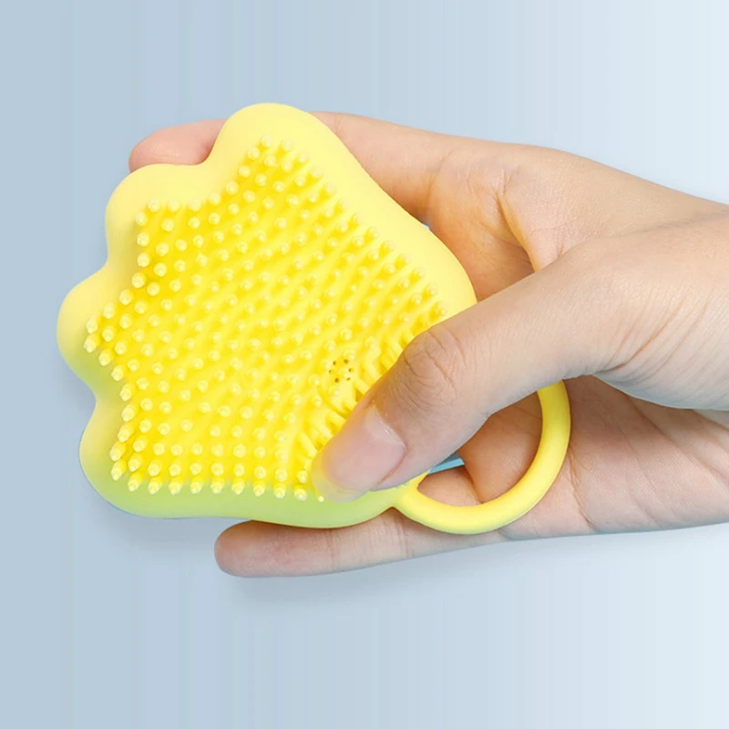 

Cat Claw Baby Shower Brush Fast Foaming Scrubbing Brush Full Body Massage Spa Brush Bathroom Accessory