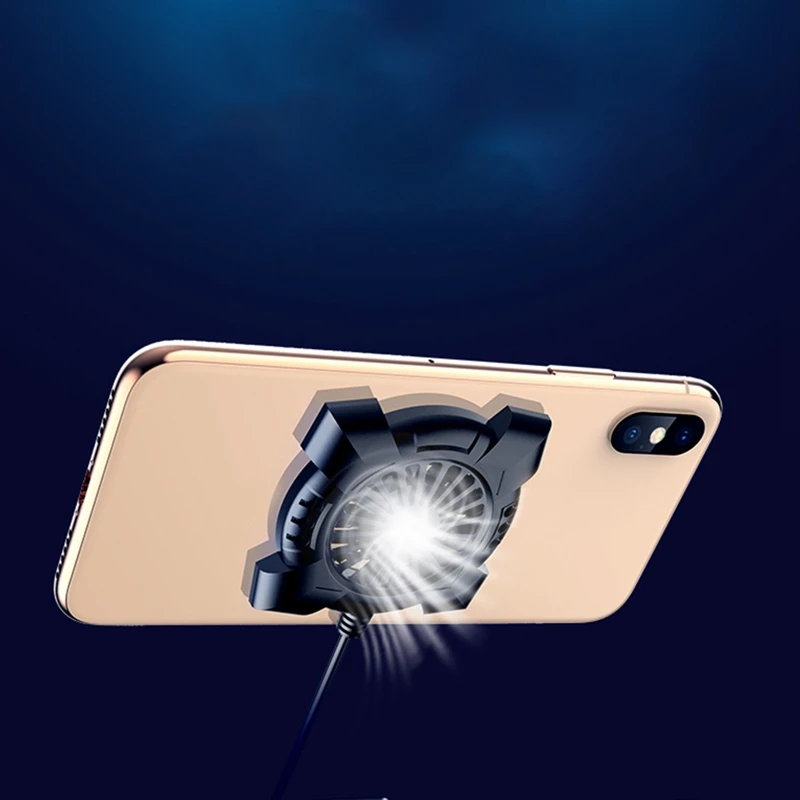 Pubg Cooler Gaming Phone Radiator Portable Drop Temperature Suction Cup Fixed Usb Stable | Мобильные телефоны и