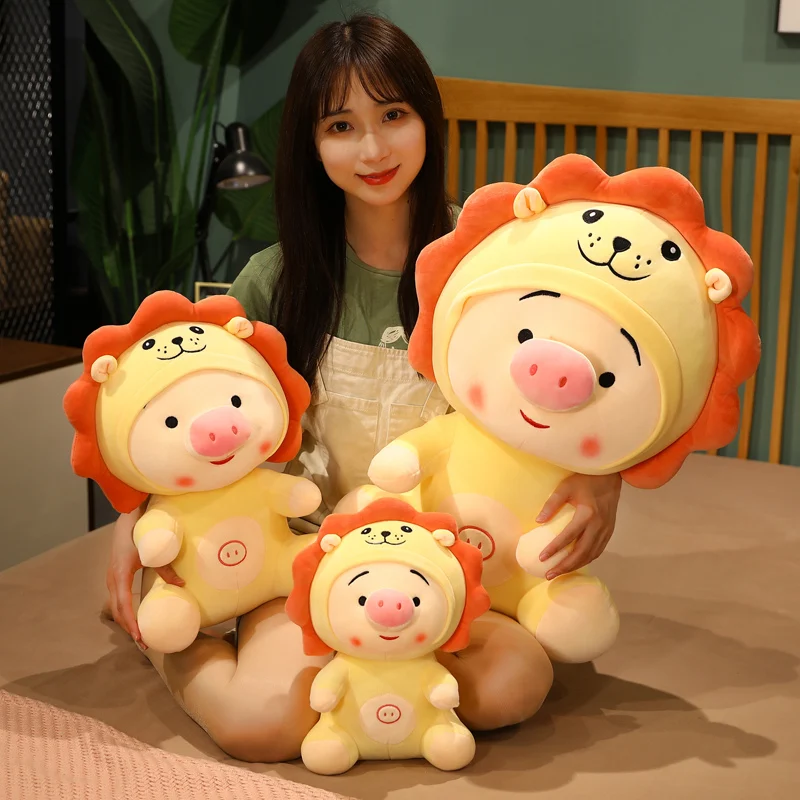 

Cute Sunflower Pig Plush Toys Healing Comfortable cure Soft Children's Day Birthday Gift Accompany Sleeping Doll Home Essentials