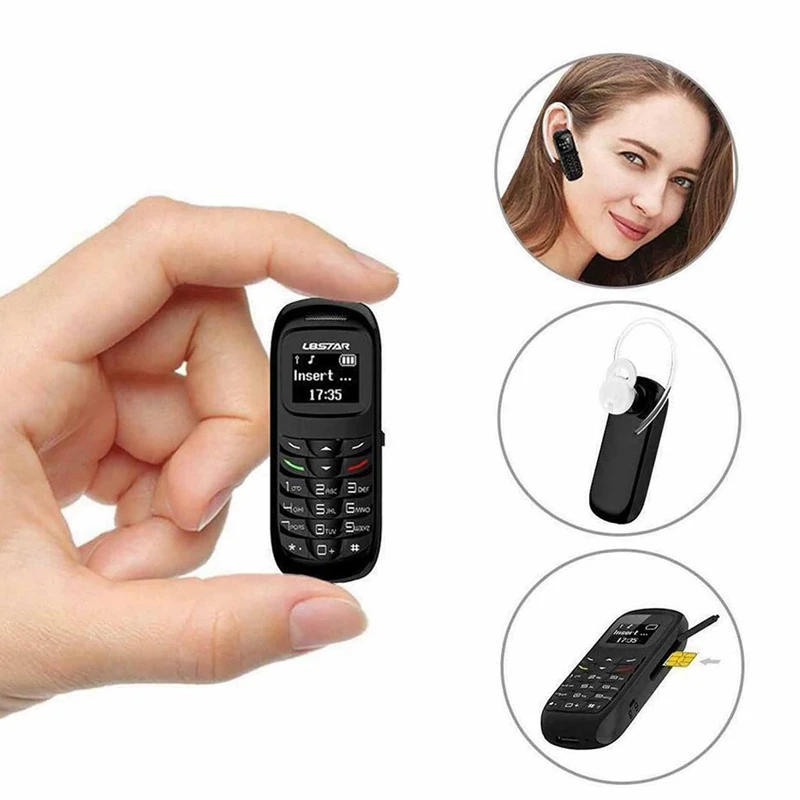 Mini Mobile Phone L8STAR BM70 Wireless Bluetooth Earphone Cellphone Stereo GSM Unlocked Super Thin Small | Электроника