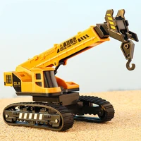 new product 155 plastic crawler crane modelsmall crane construction truck toysimulation sliding toyfree shipping