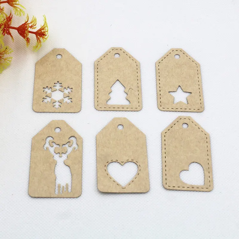 Рождественские бирки металлические Вырубные штампы скрапбукинг костюм для Sizzix