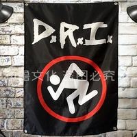 dri d r i large rock band flag cloth banners wall paintings retro poster mural music party background decor